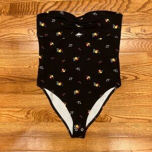 NEW Black Strapless Bodysuit